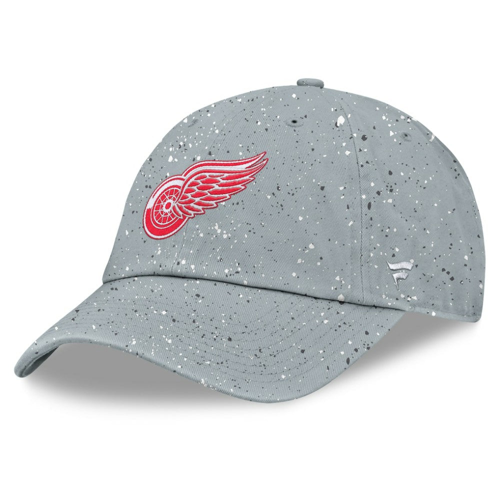 Detroit Red Wings Fanatics Women's Heritage Snow Day Speckle Adjustable Hat - Gray | US 201193294