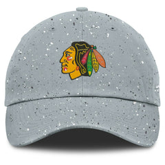 Chicago Blackhawks Fanatics Women's Heritage Snow Day Speckle Adjustable Hat - Gray | US 201193295