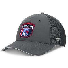 New York Rangers Fanatics Authentic Pro Home Ice Trucker Adjustable Hat - Gray | US 201193309