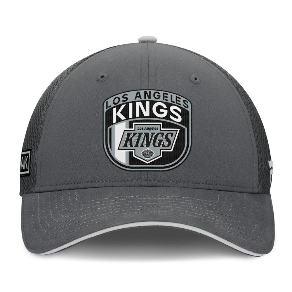 Los Angeles Kings Fanatics Authentic Pro Home Ice Trucker Adjustable Hat - Gray | US 201193311
