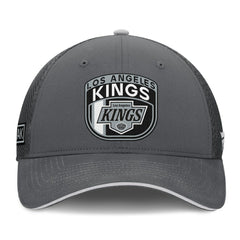 Los Angeles Kings Fanatics Authentic Pro Home Ice Trucker Adjustable Hat - Gray | US 201193311