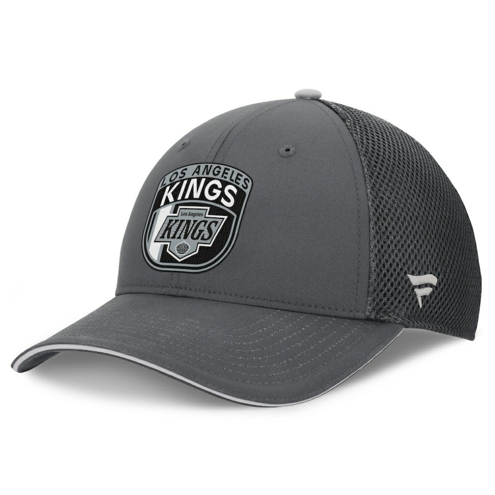 Los Angeles Kings Fanatics Authentic Pro Home Ice Trucker Adjustable Hat - Gray | US 201193311