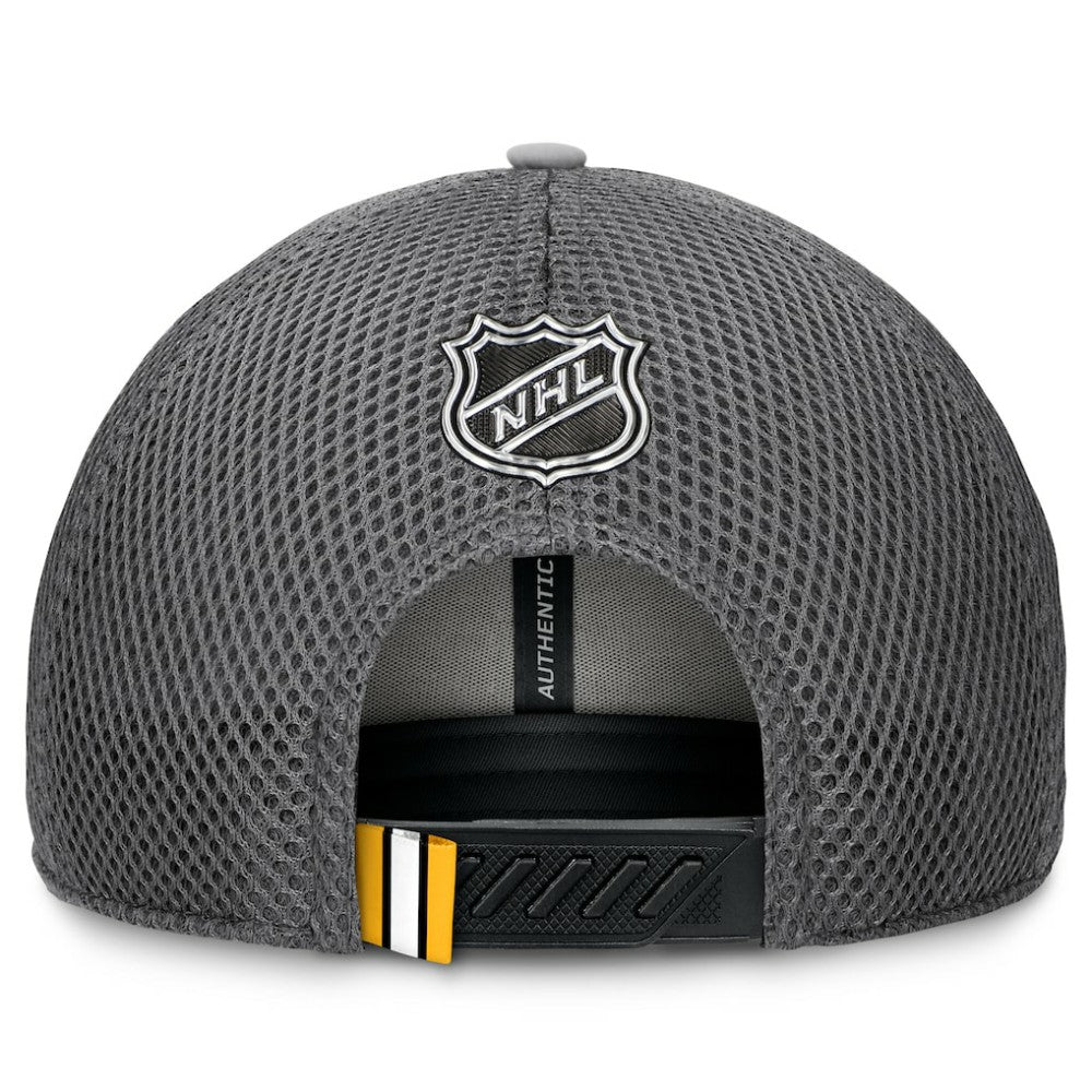 Boston Bruins Fanatics Authentic Pro Home Ice Trucker Adjustable Hat - Gray | US 201193313