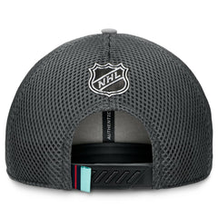 Seattle Kraken Fanatics Authentic Pro Home Ice Trucker Adjustable Hat - Gray | US 201193315
