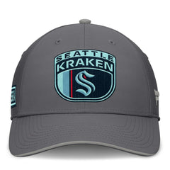 Seattle Kraken Fanatics Home Ice Flex Hat - Gray | US 201193330