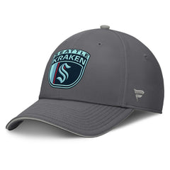 Seattle Kraken Fanatics Home Ice Flex Hat - Gray | US 201193330