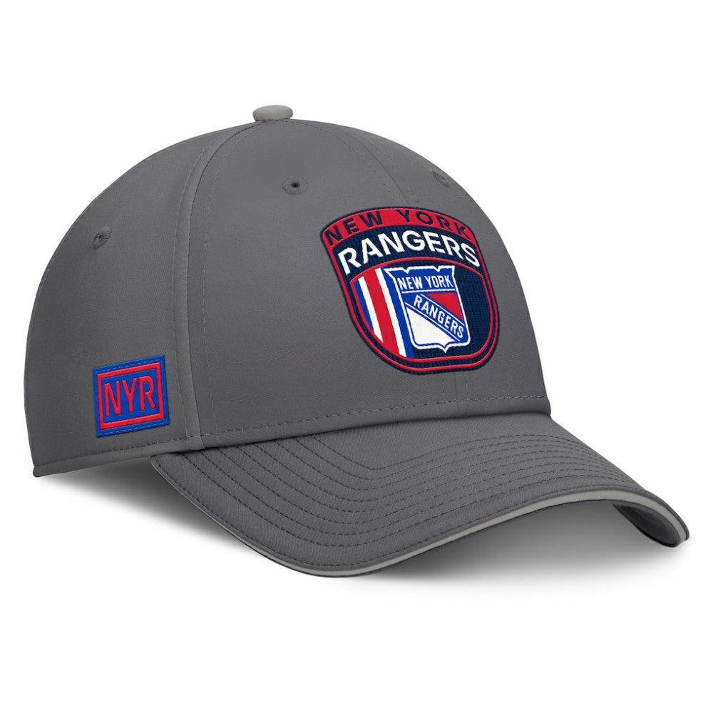 New York Rangers Fanatics Home Ice Flex Hat - Gray | US 201193333