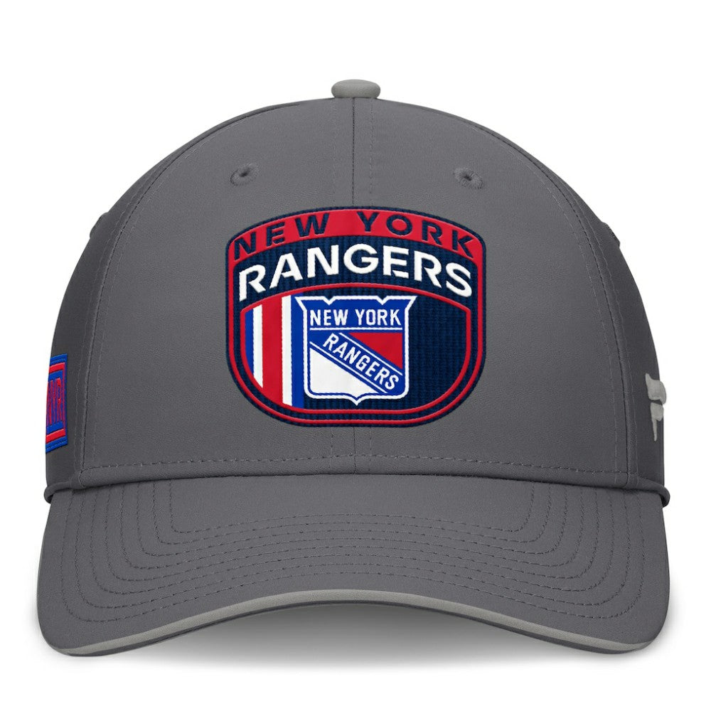 New York Rangers Fanatics Home Ice Flex Hat - Gray | US 201193333