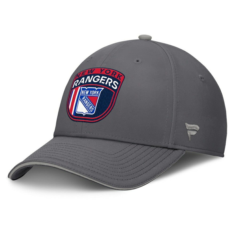 New York Rangers Fanatics Home Ice Flex Hat - Gray | US 201193333