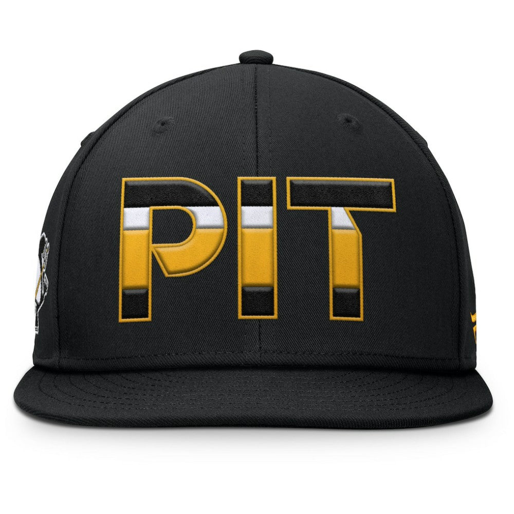 Pittsburgh Penguins Fanatics Authentic Pro Alternate Jersey Snapback Hat - Black | US 201193348