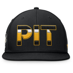 Pittsburgh Penguins Fanatics Authentic Pro Alternate Jersey Snapback Hat - Black | US 201193348