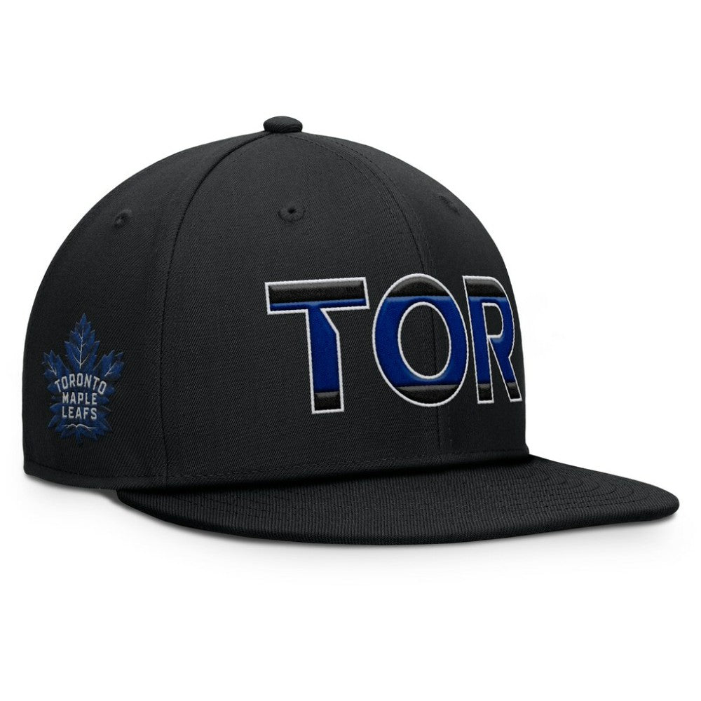 Toronto Maple Leafs Fanatics Authentic Pro Alternate Jersey Snapback Hat - Black | US 201193351