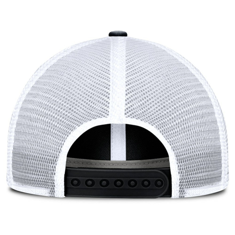 Boston Bruins Fanatics Averie Trucker Adjustable Hat - Black/White | US 201193367