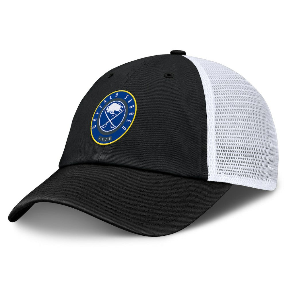 Buffalo Sabres Fanatics Averie Trucker Adjustable Hat - Black/White | US 201193368
