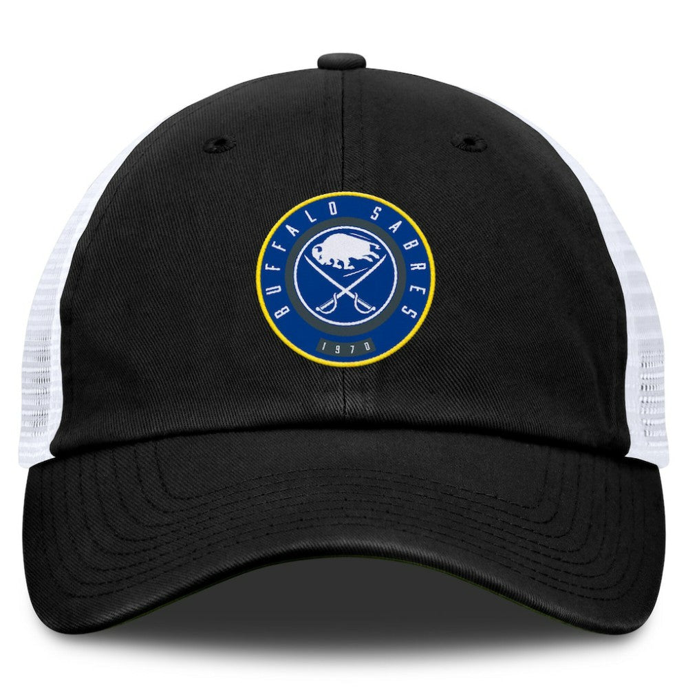 Buffalo Sabres Fanatics Averie Trucker Adjustable Hat - Black/White | US 201193368