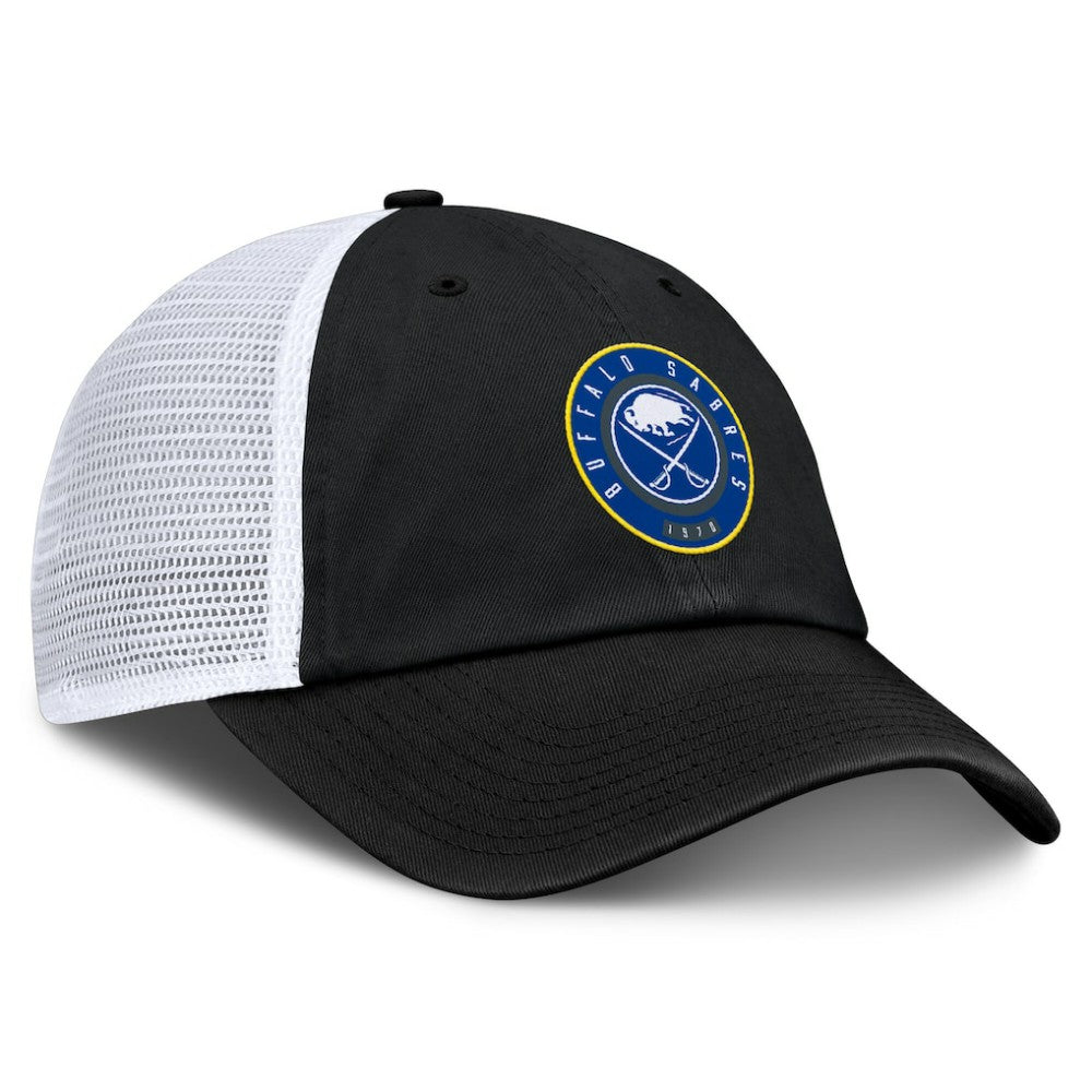 Buffalo Sabres Fanatics Averie Trucker Adjustable Hat - Black/White | US 201193368