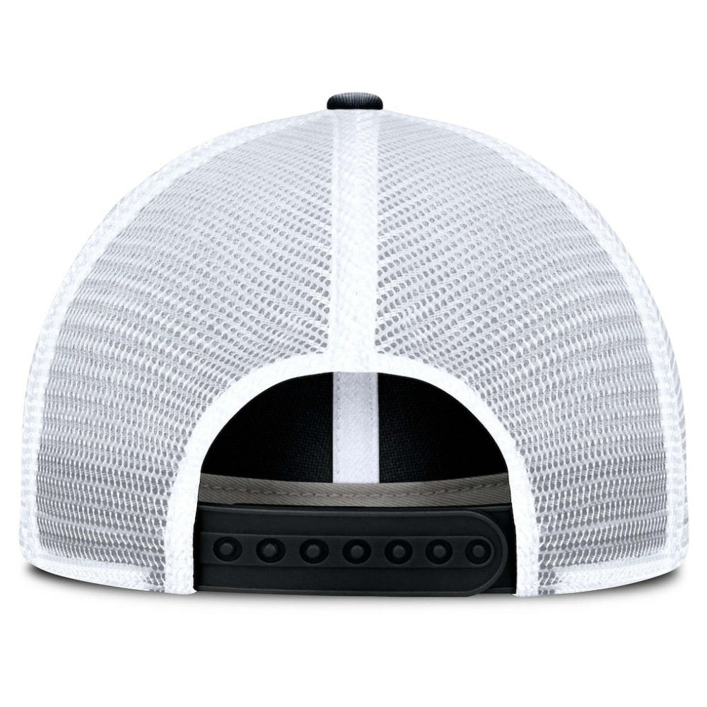 Chicago Blackhawks Fanatics Averie Trucker Adjustable Hat - Black/White | US 201193371