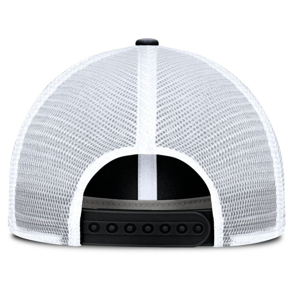Nashville Predators Fanatics Averie Trucker Adjustable Hat - Black/White | US 201193381