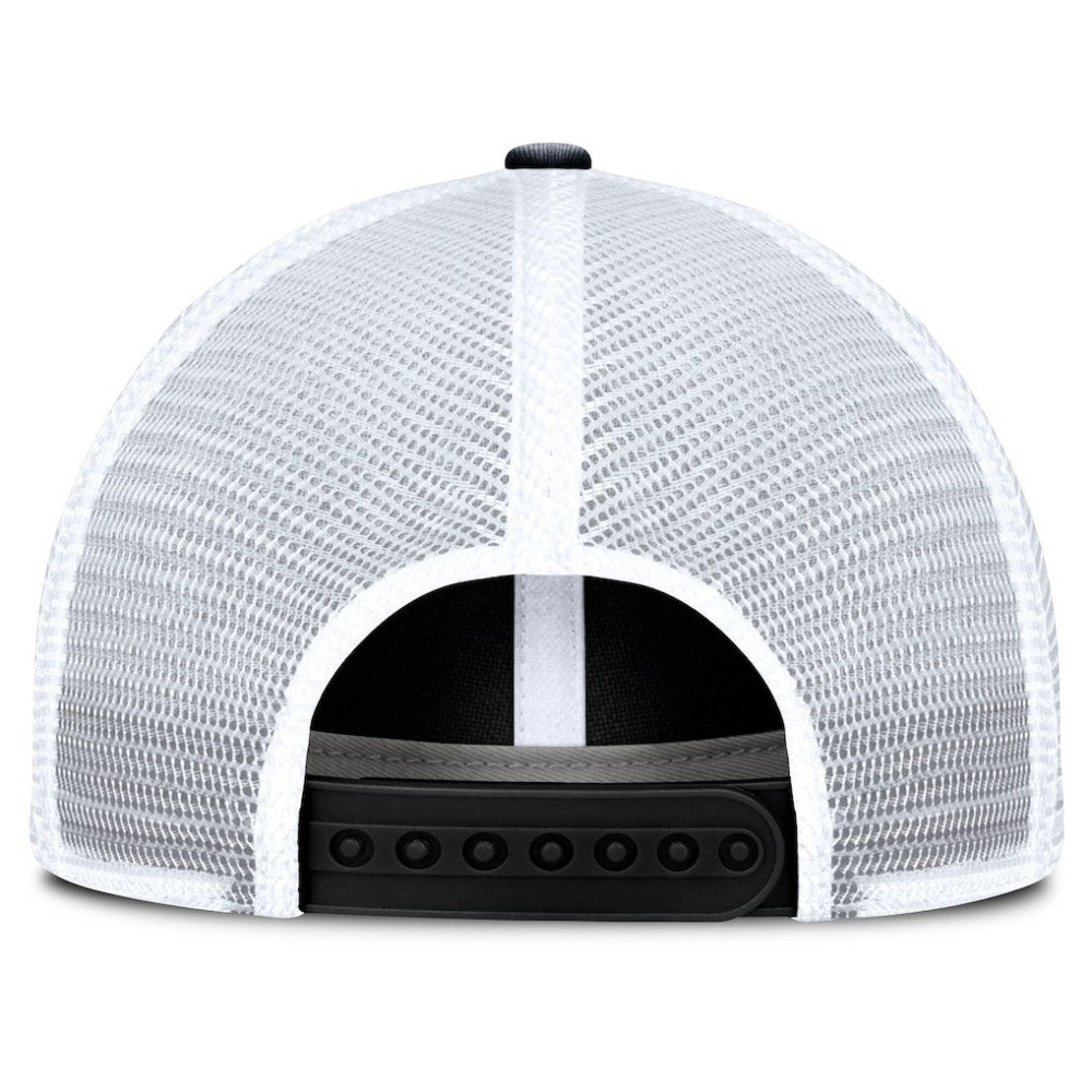 New York Islanders Fanatics Averie Trucker Adjustable Hat - Black/Gray | US 201193383