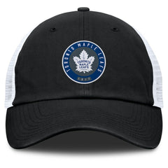 Toronto Maple Leafs Fanatics Averie Trucker Adjustable Hat - Black/Gray | US 201193388
