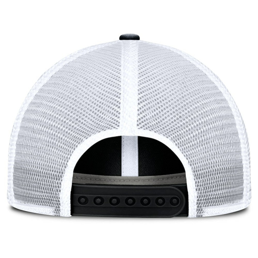 St. Louis Blues Fanatics Averie Trucker Adjustable Hat - Black/White | US 201193390
