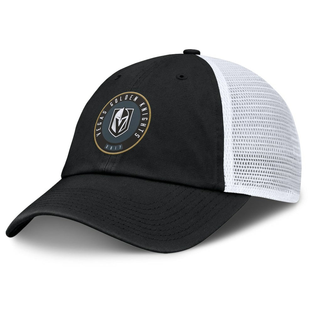 Vegas Golden Knights Fanatics Averie Trucker Adjustable Hat - Black/White | US 201193393