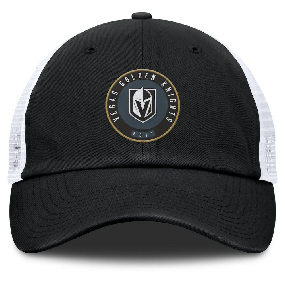 Vegas Golden Knights Fanatics Averie Trucker Adjustable Hat - Black/White | US 201193393
