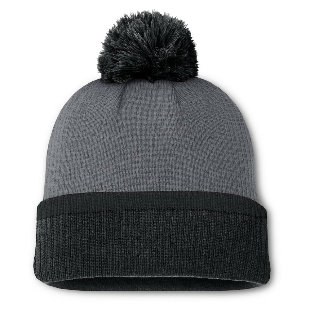 Boston Bruins Fanatics Women's Cuffed Knit Hat with Pom - Charcoal | US 201193433