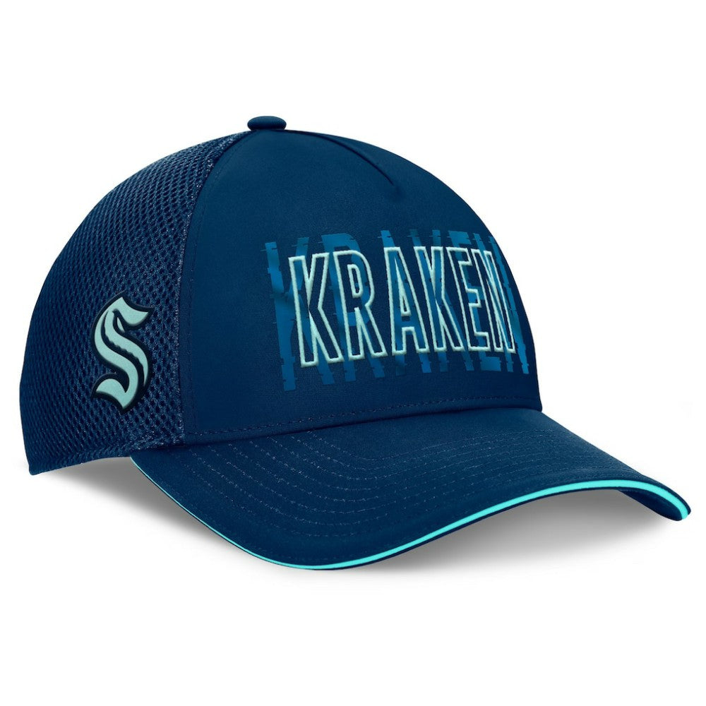 Seattle Kraken Fanatics Fundamental Flex Hat - Deep Sea Blue | US 201193448