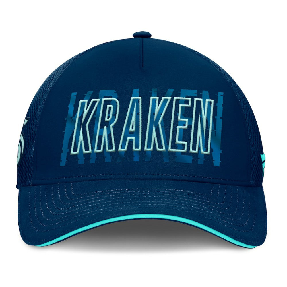 Seattle Kraken Fanatics Fundamental Flex Hat - Deep Sea Blue | US 201193448