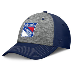 New York Rangers Fanatics Fundamental Top Shelf 2-Tone Flex Hat - Gray/Navy | US 201193457