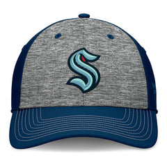 Seattle Kraken Fanatics Fundamental Top Shelf 2-Tone Flex Hat - Gray/Navy | US 201193461