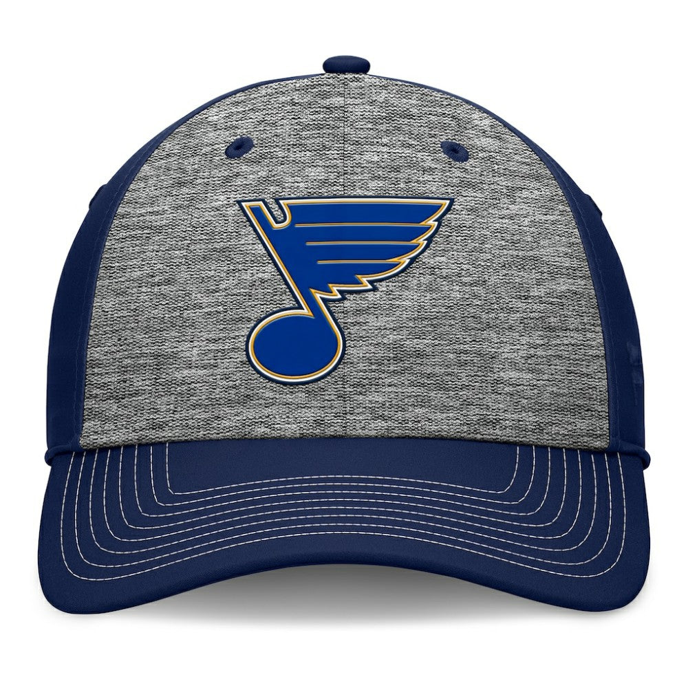 St. Louis Blues Fanatics Fundamental Top Shelf 2-Tone Flex Hat - Gray/Navy | US 201193463