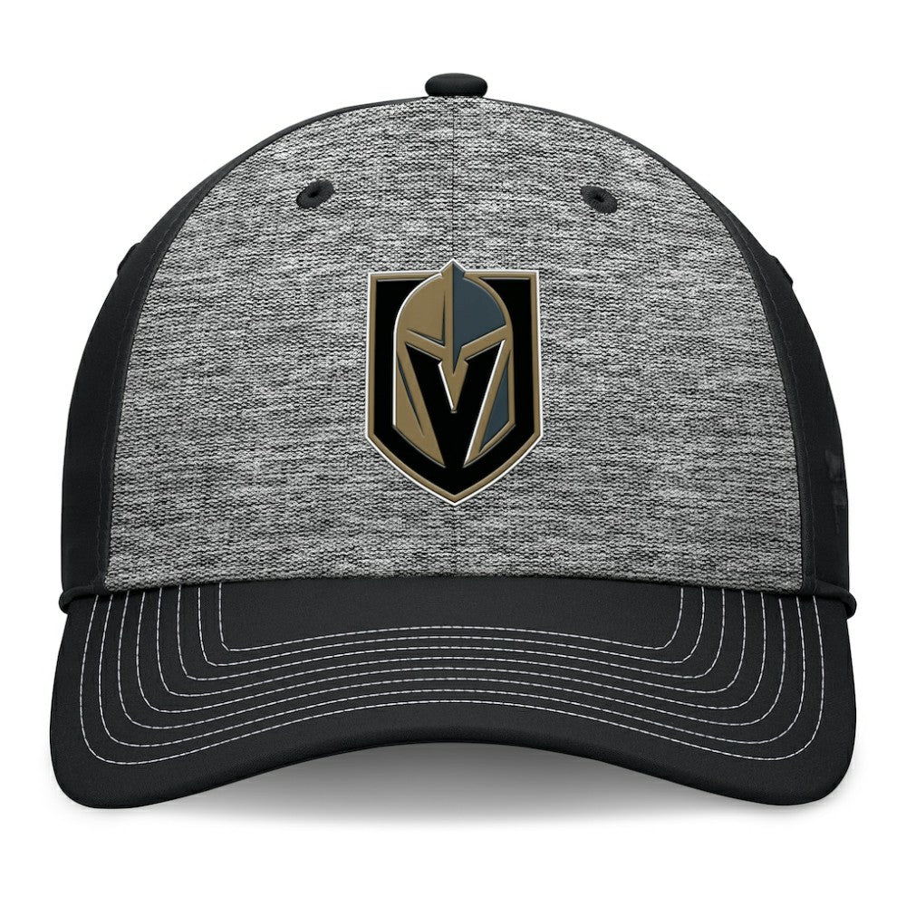 Vegas Golden Knights Fanatics Fundamental Top Shelf 2-Tone Flex Hat - Gray/Black | US 201193467
