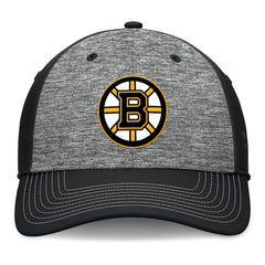 Boston Bruins Fanatics Fundamental Top Shelf 2-Tone Flex Hat - Gray/Black | US 201193472