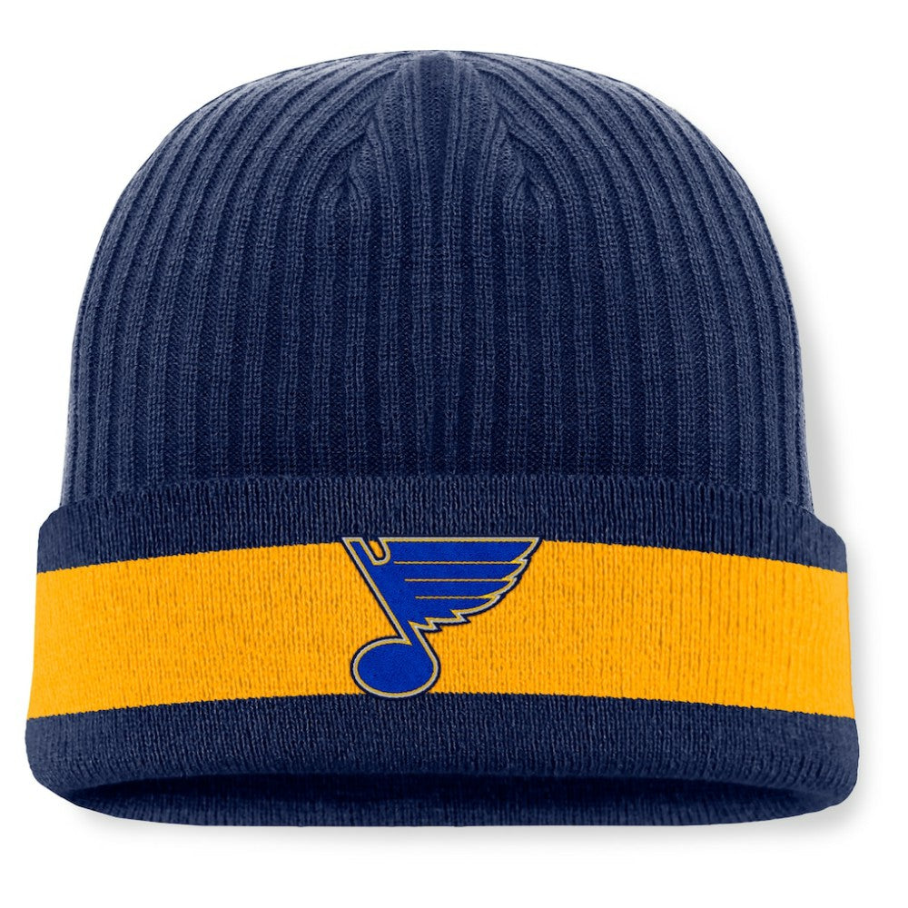 St. Louis Blues Fanatics Blueliner Cuffed Knit Hat - Blue | US 201193510