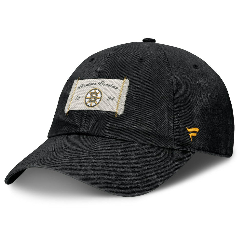Boston Bruins Fanatics Women's Heritage Away Game Adjustable Hat - Black | US 201193524