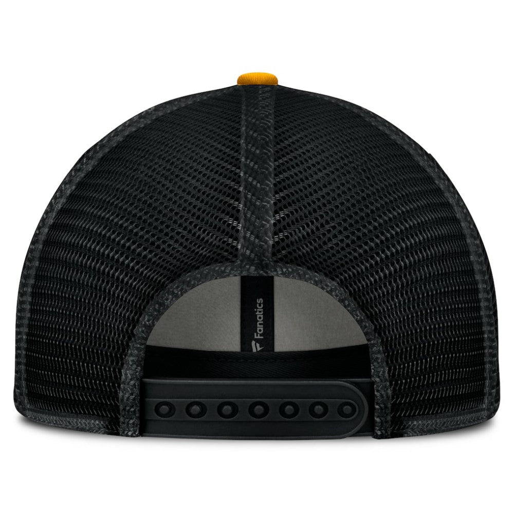 Boston Bruins Fanatics Fundamental One-Time Trucker Adjustable Hat - Black | US 201193628