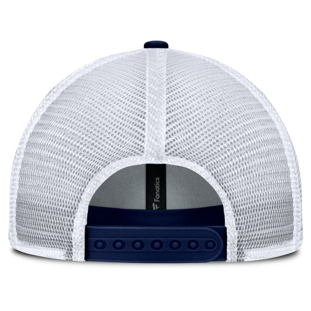 New York Rangers Fanatics Fundamental One-Time Trucker Adjustable Hat - Blue | US 201193629