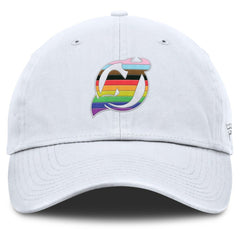 New Jersey Devils Fanatics PRIDE Adjustable Hat - White | US 201193765