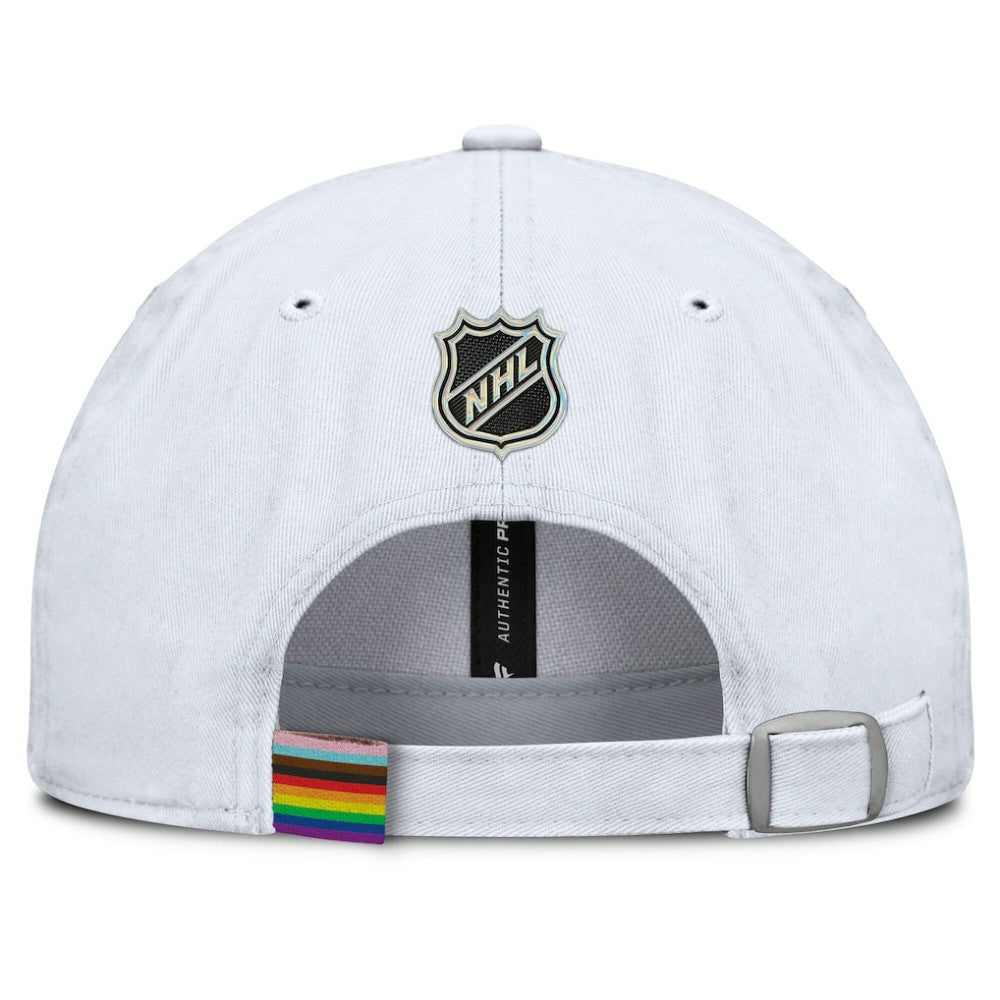 New Jersey Devils Fanatics PRIDE Adjustable Hat - White | US 201193765