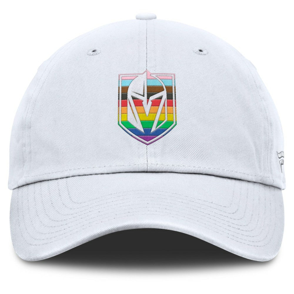 Vegas Golden Knights Fanatics PRIDE Adjustable Hat - White | US 201193772