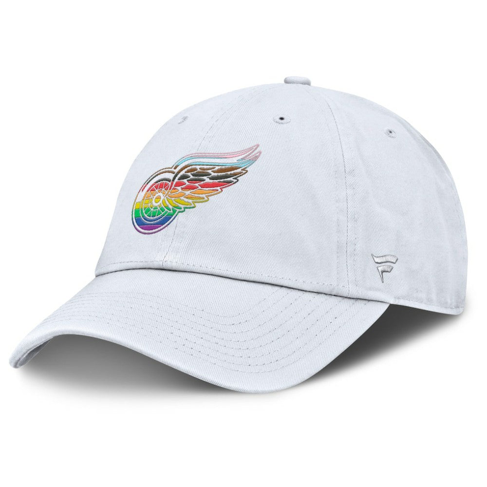Detroit Red Wings Fanatics PRIDE Adjustable Hat - White | US 201193779