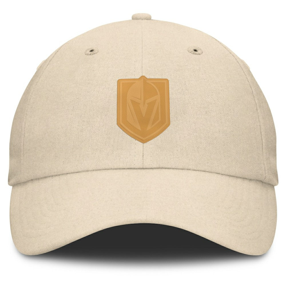 Vegas Golden Knights Fanatics Front Office Canvas Adjustable Hat - Tan | US 201193807