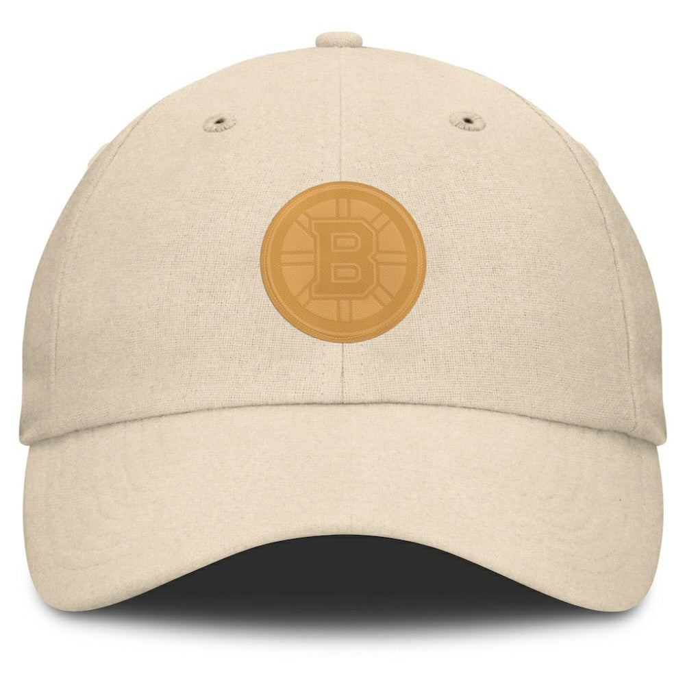 Boston Bruins Fanatics Front Office Canvas Adjustable Hat - Tan | US 201193809