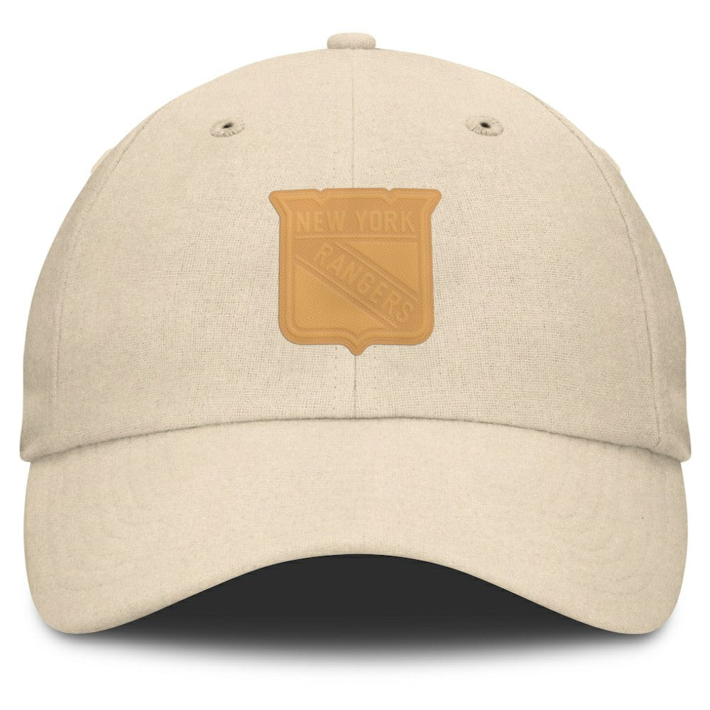 New York Rangers Fanatics Front Office Canvas Adjustable Hat - Tan | US 201193811