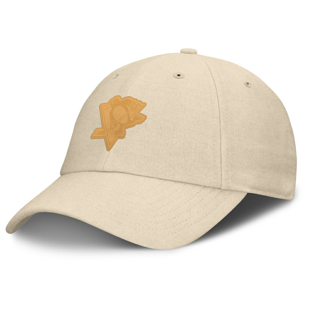 Pittsburgh Penguins Fanatics Front Office Canvas Adjustable Hat - Tan | US 201193813