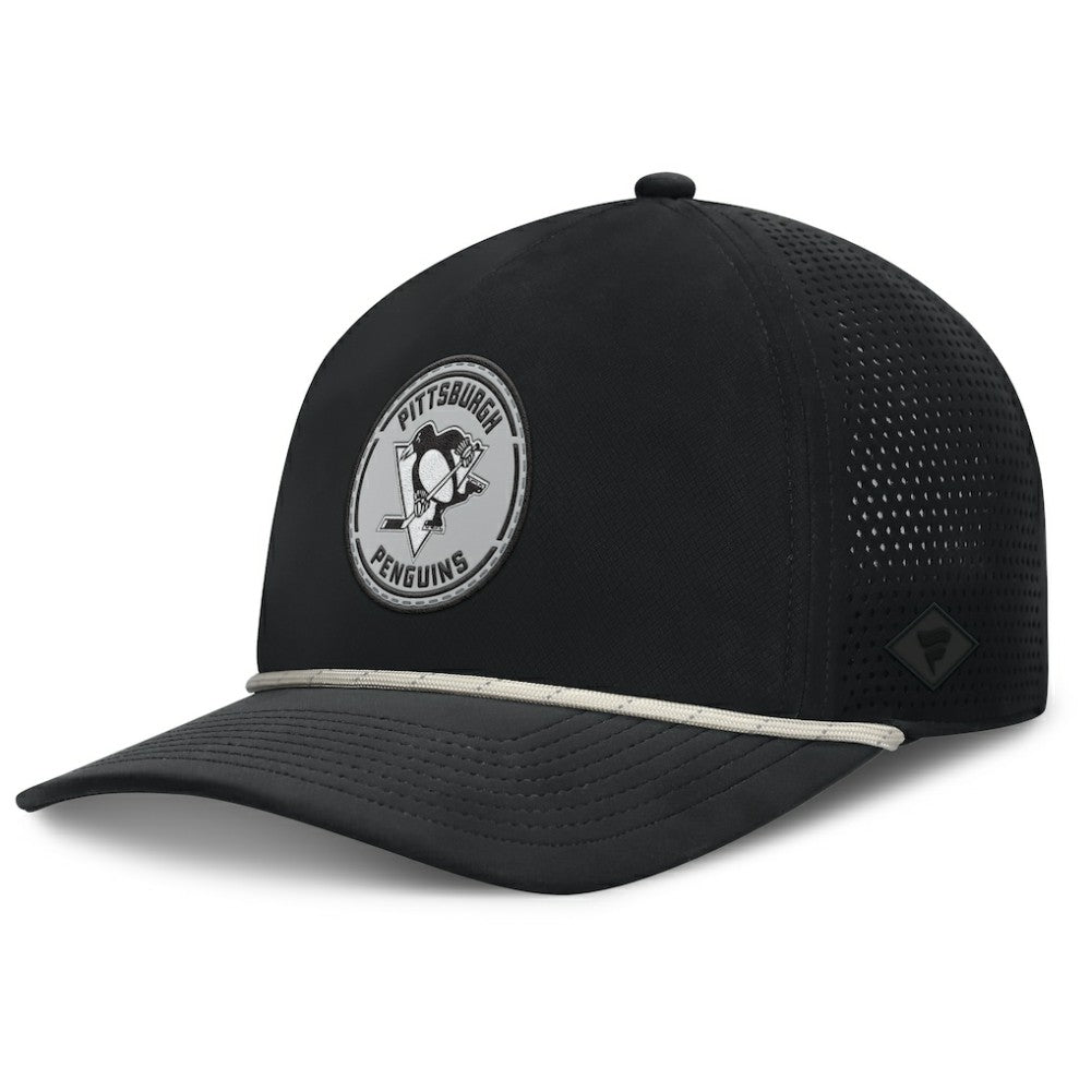 Pittsburgh Penguins Fanatics Front Office Performance A-Frame Adjustable Hat - Black | US 201193815