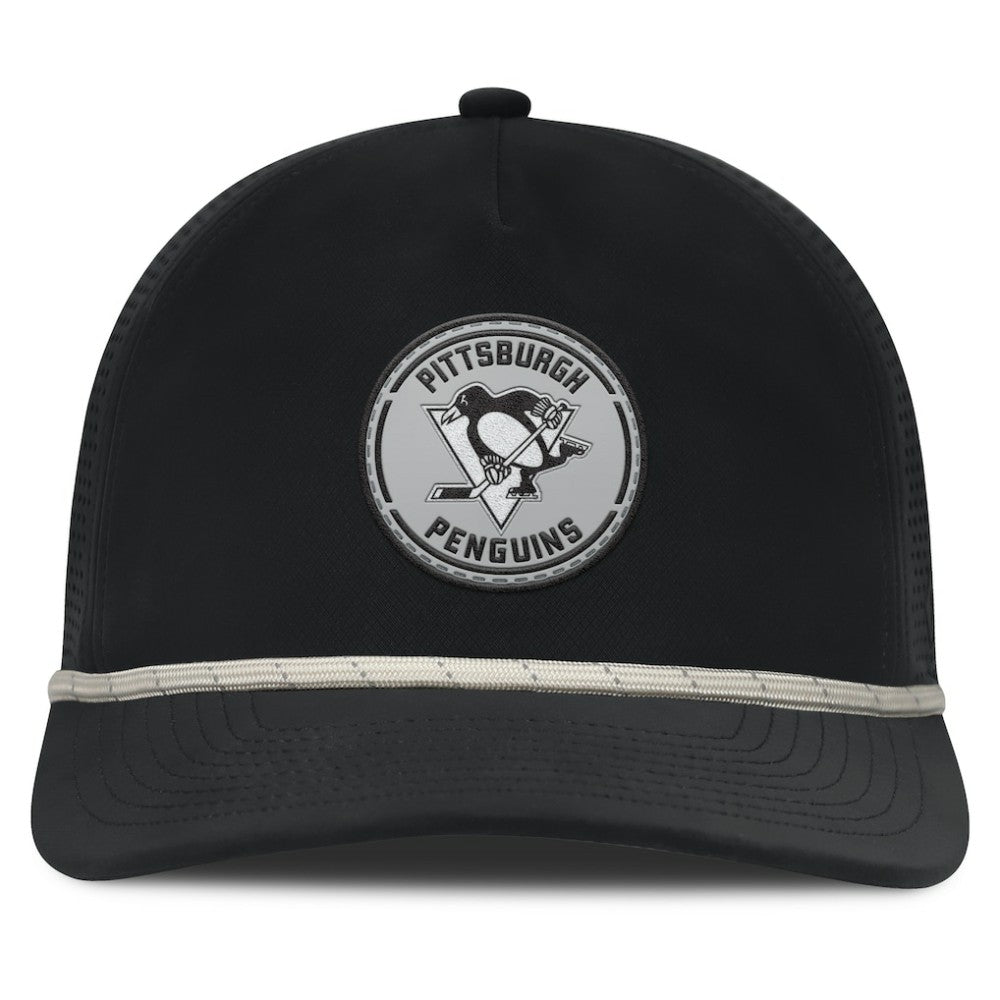 Pittsburgh Penguins Fanatics Front Office Performance A-Frame Adjustable Hat - Black | US 201193815