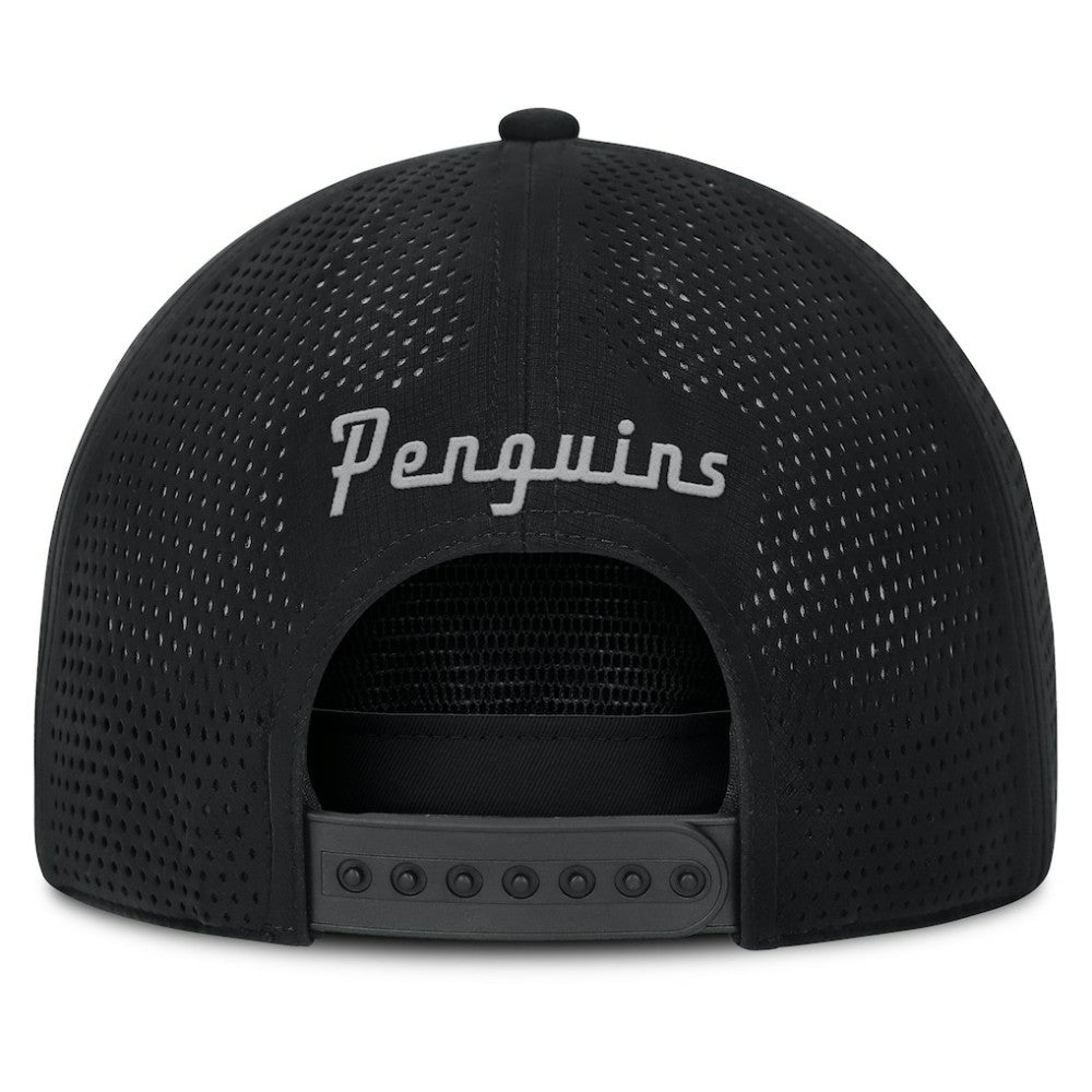 Pittsburgh Penguins Fanatics Front Office Performance A-Frame Adjustable Hat - Black | US 201193815